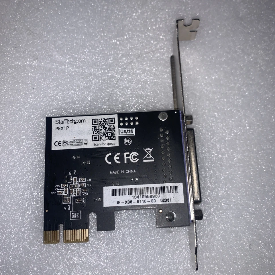 Dell Sunix PCIe x1 Serial and Parallel Expansion Multi I/O Card 0GP385 - Image 2 of 2