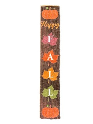 Puppenhaus ''Happy Fall'' Herbst Holzschild Miniatur Veranda Zubehör Maßstab 1:12