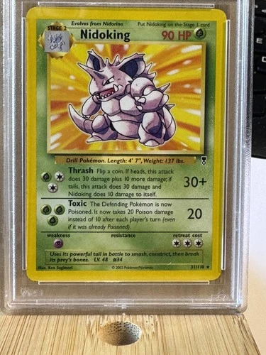 2002 POKEMON LEGENDARY COLLECTION NIDOKING 31 PSA7 NM