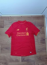 1LIVERPOOL 2016 2017 HOME SHIRT FOOTBALL SOCCER JERSEY NEW BALANCE MENS SIZE S