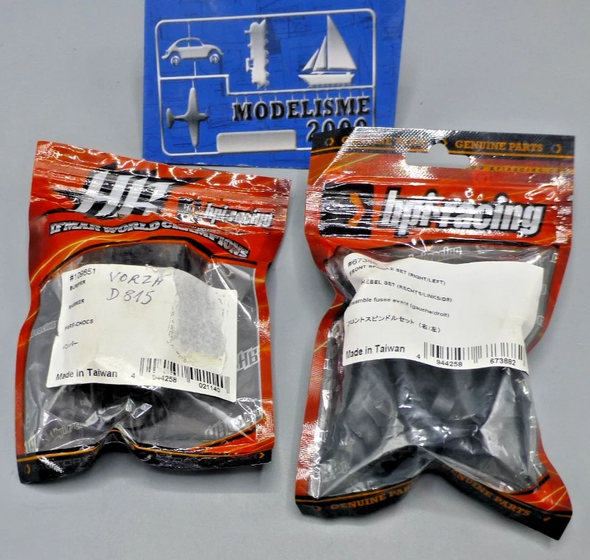 HPI VORZA D 815 PARE CHOCS + ENSEMBLE FUSÉE AVANT REF. 109851 + 67388 - Photo 1/1