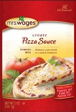 Mrs. Wages Pizza Sauce Tomato Canning Mix, 5 Ounce Package (VALUE case of 12