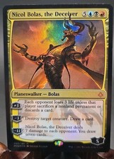 Nicol Bolas, the Deceiver Hour of Devastation MTG Foil Lightly Played