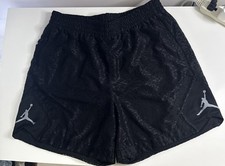 Womens M, L Nike Jordan Essentials Diamond Shorts DZ3220-010 BLACK loose