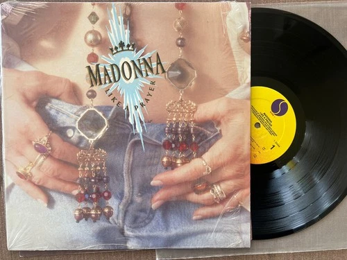 Madonna- Like a Prayer Sire LP 9 25844  First press Aids fact sheet Patchouli