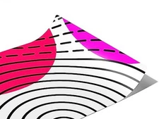 Rwraps Pink Abstract Kept Woman Gloss Vinyl Film Wrap 59in x 2ft Vinyl Vehicle