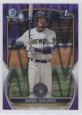 2023 Bowman Chrome Prospects Purple RayWave Refractor /250 Daniel Guilarte 9hx