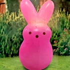 4-foot inflatable Easter Bunny Peeps brand character Pink Indoor Outdoor Yard