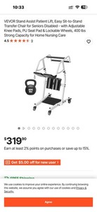 Sit to Stand Patient Lift Stand Assist Lift Aid Lift Assist Transfer DeviceUsed
