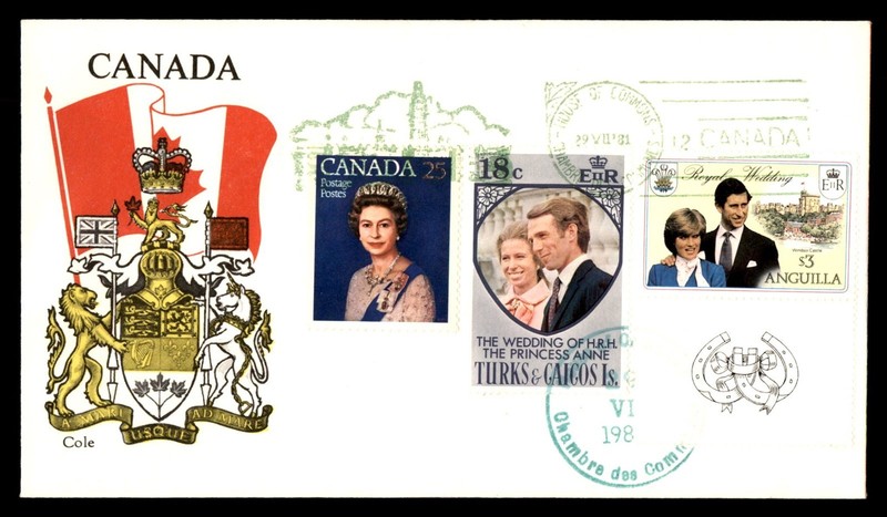 Mayfairstamps Canada 1981 mixed royalty franking Cover cca_44187
