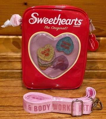 Bath Body Works Limited Edition Sweethearts Crossbody Bag Valentine's Day New