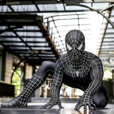 ✨Spider-Man3 Schwarz Raimi Spider-Man Cosplay Kostüm Erwachsene Kinder Anzug Neu
