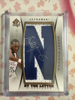 2012-2013 SP Authentic By The Letter Danny Manning AU MEM /25