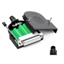 DB25 Breakout Board Male/Female Adapter 25-pin Port To Terminal Connector Plug f