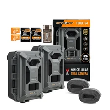 Spypoint Force-24 Trail Camera 24MP 2K Video Sound Recording Twin Pack Hunting