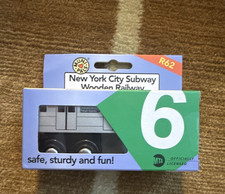 MTA New York City Subway Wooden Railway R62 Line 6 Train Car