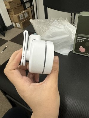 3 Pack Mini Clip Fan USB 3-Speed White Pink Green Open Box