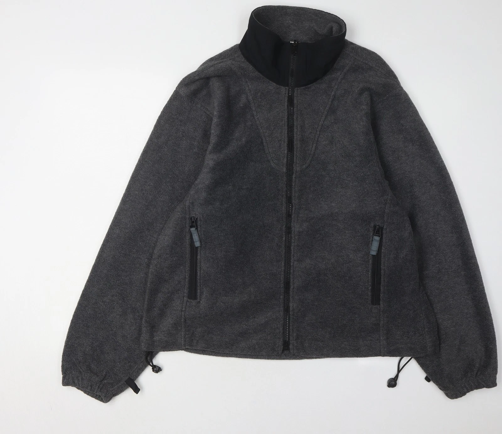 ICEPEAK Unisex Grey Fleece Jacket L Casual Outdoor