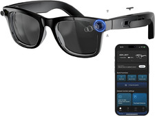 AI Smart Glasses with HD Camera, Video Recording, and Real-Time Translation