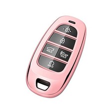 for Hyundai Key Fob Cover Car Key Case Tucson Sonata Santa for key fob B Pink