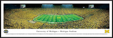 Michigan Football, under the Lights II - Panoramic Posters and Framed Pictures b