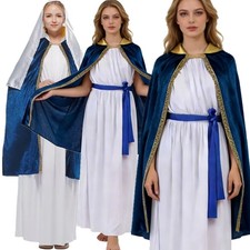 Mujeres Virgen María Trajes de Fiesta Temáticos Vestido de Pascua Juegos con disfraces Conjunto Juego de rol Monja