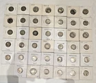 LOT OF 40 BUFFALO NICKELS FULL ROLL 1913 TO 1938 READABLE DATES INDIAN HEAD
