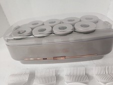 INFINITIPRO CONAIR Hot Roller Set HS800 w/ Ionic Generator -Eight 2" Jumbo/Clips