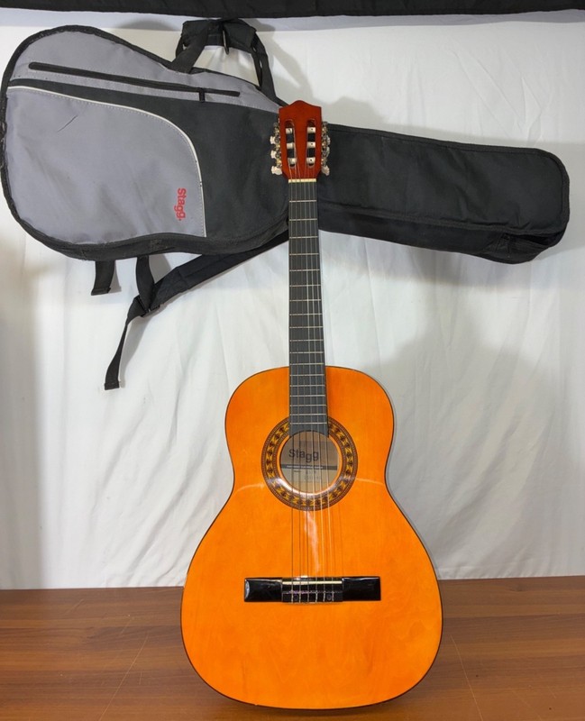 Stagg Handmade Classical Guitar C530 With Carrying Case & Capo