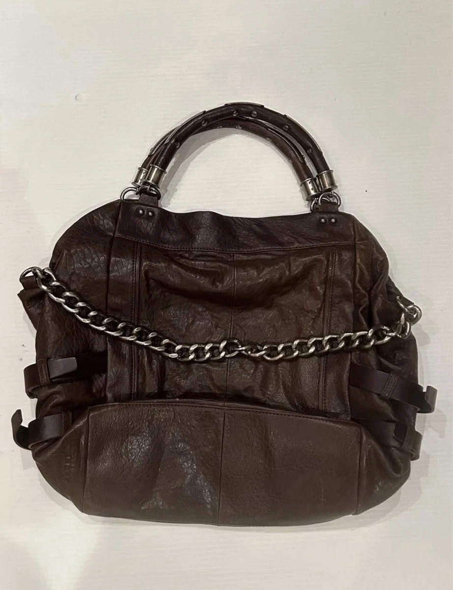 New Clove + Revel Black Backpack Leather & Suede Gold Hardware 10\
