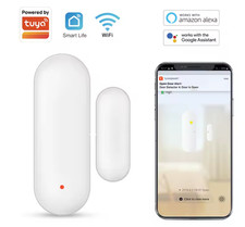 Tuya Smart WiFi Door Sensor Smart Home Open Close Detector Smartlife App Control