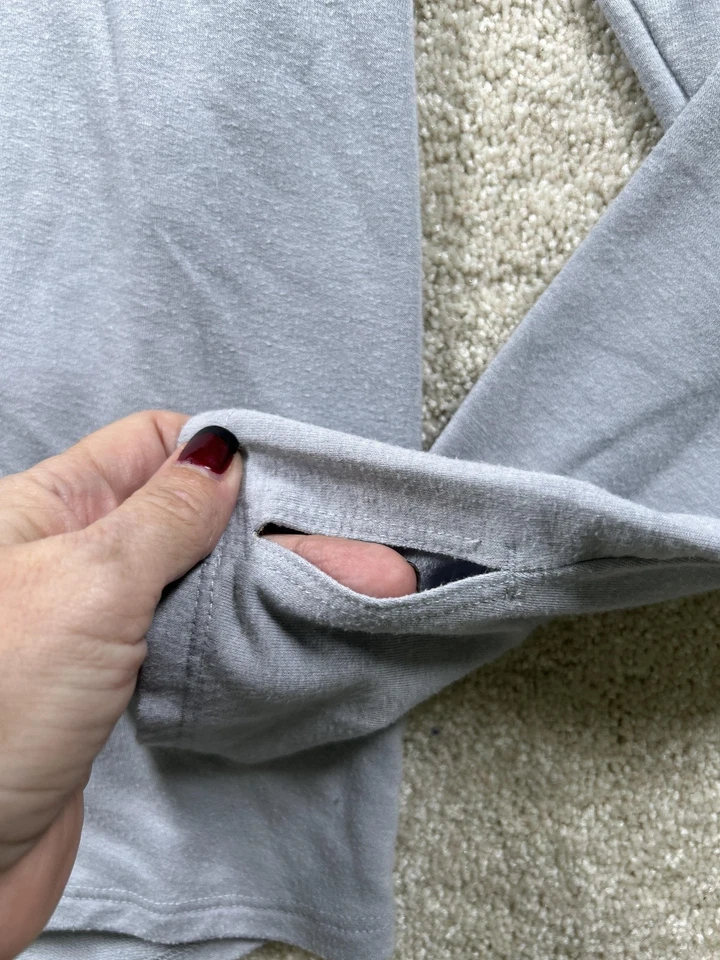 Old Navy Active Long Sleeve Shirt Womens XL Thumbholes Keyhole Back Yoga Top - Image 4 of 4