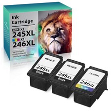 3 PG-245XL CL-246XL Ink Cartridges For Canon PIXMA iP2820 MG2420 MG2520 MG2920