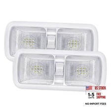 12V RV Led Interior Lights 750 Lumens, 12 Volt LED Ceiling 2 pcs square