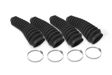 Rough Country Black Shock Boots Wclamps 4 Pack - 87164 Rough Country Black Shock Boots Wclamps 4 Pack - 87164