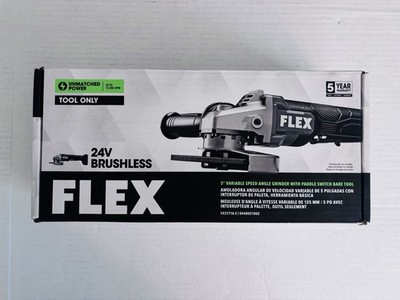 FLEX 24V Brushless Cordless Variable Speed Paddle Switch Angle Grinder FX3171A-Z