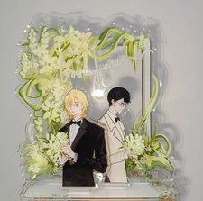 Wedding Doukyuusei Sajou Rihito Kusakabe Hikaru Acrylic Figure Stand Model Decor