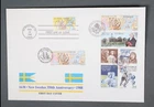 MayfairStamps Sweden FDC 1988 New Sweden Anniversary US & Finland Mixed Frank Fi