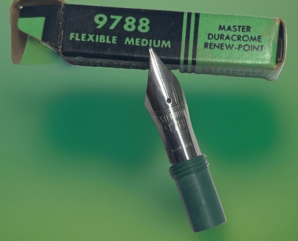 Esterbrook Fountain Pen Nib 9788  Flexible Medium ~ New Stock ~ Box