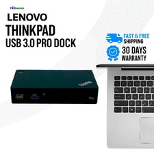 Lenovo DK1522 40A7 ThinkPad USB 3.0 Pro Dock 03X6897 Docking Station SD20H10907