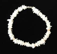 Shell Bracelet Barrel Clasp 8 in Wow