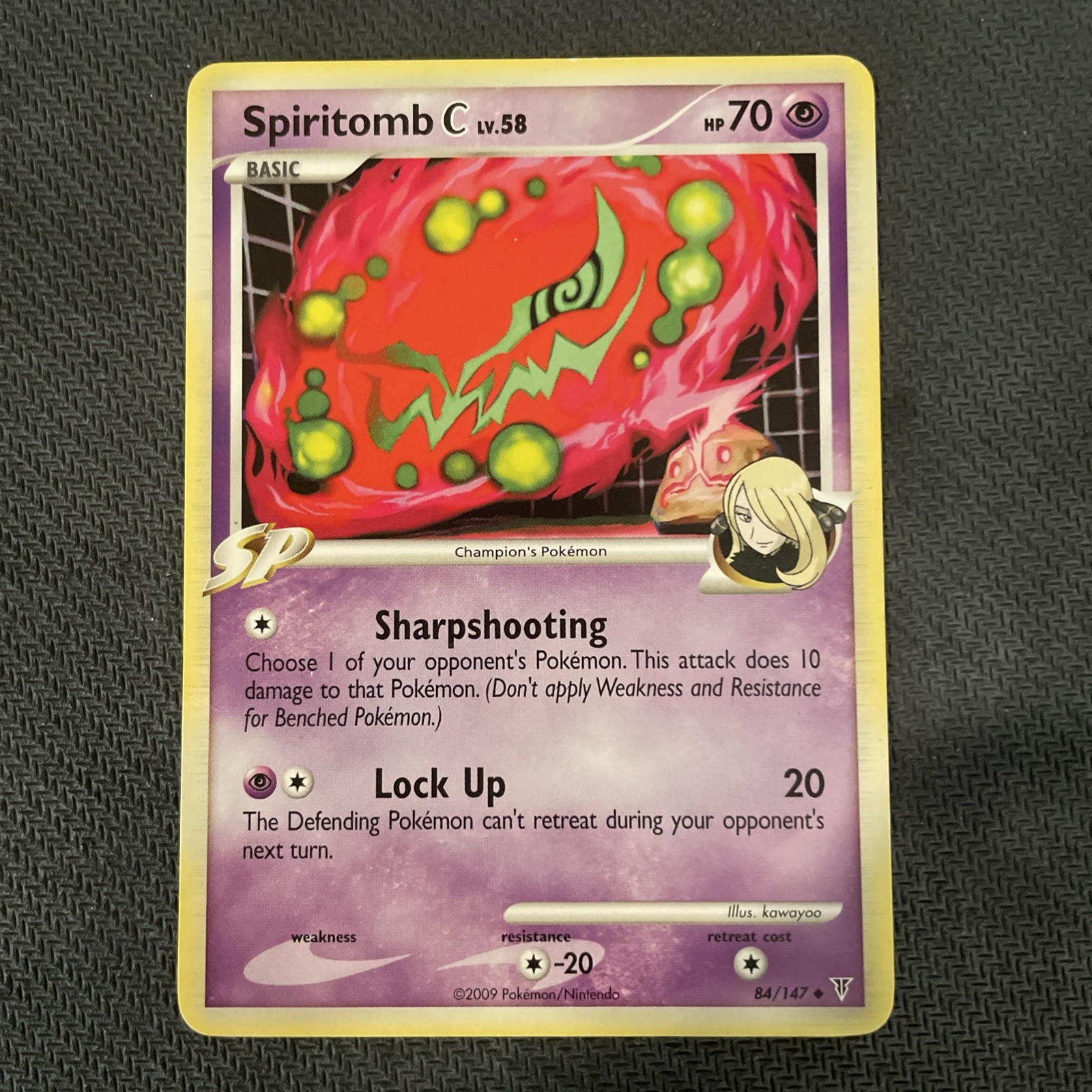 Spiritomb C 84/147 Pokemon Supreme Victors Common 2009 LP