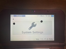 Nintendo New 3DS XL Red Handheld System NTSC-U *READ DESC*