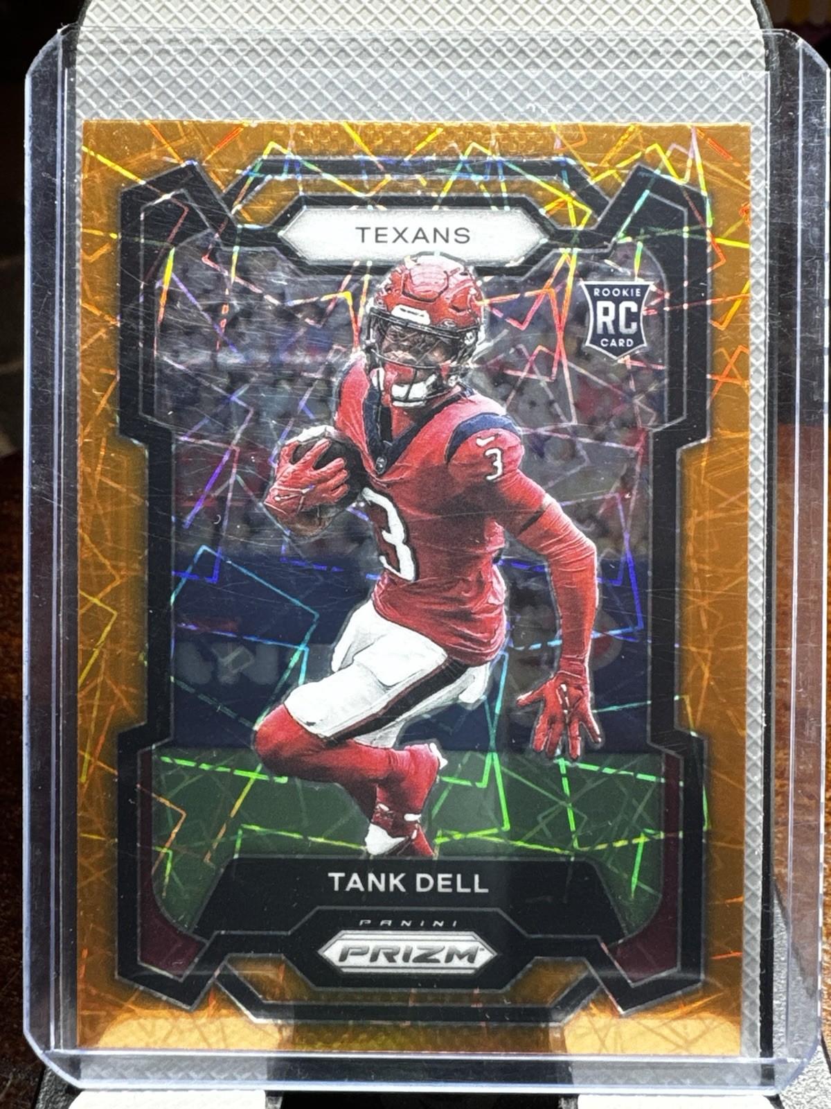 2023 Panini Prizm Tank Dell Rookie Orange Lazer Prizm 341