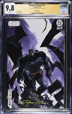 Absolute Batman #17 Clayton Crain Variant CGC/JSA 9.8 -  w/ COA