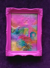 Original Framed Mixed Media Art