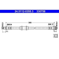 ATE 24.5112-0355.3 Bremsschlauch