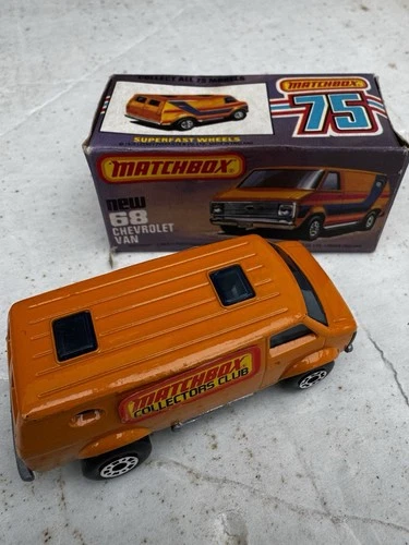 Vintage Matchbox Collectors Club Chevy Van No 68 Boxed Lesney Made In England