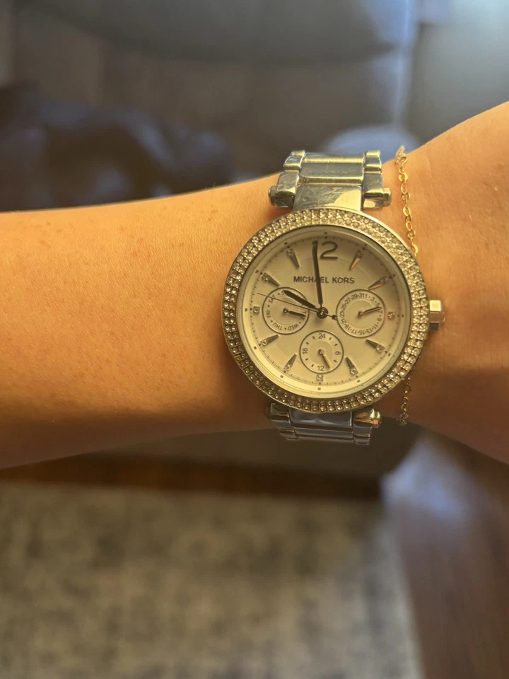 Reloj para mujer Michael Kors Parker multifunción cristal acero inoxidable Foto 2 de 4