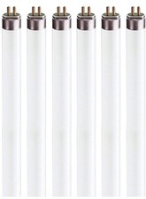 Circle F8T5 Fluorescent Light Bulbs - 12 inches 6 Count Pack of 1 , 4100